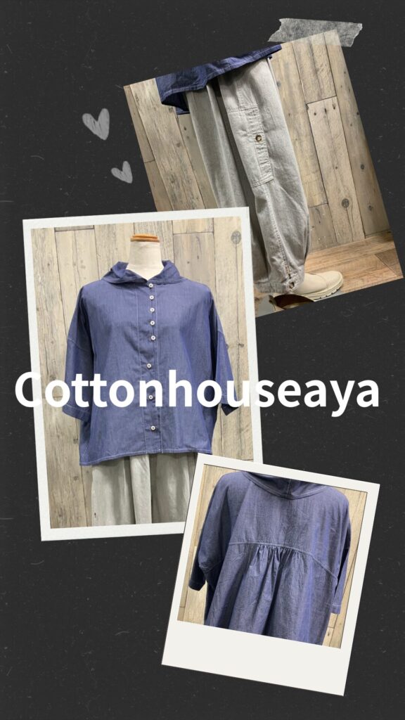 コットンハウスアヤ》ブラウス | CRAPAPAS クレパパス 吹田店