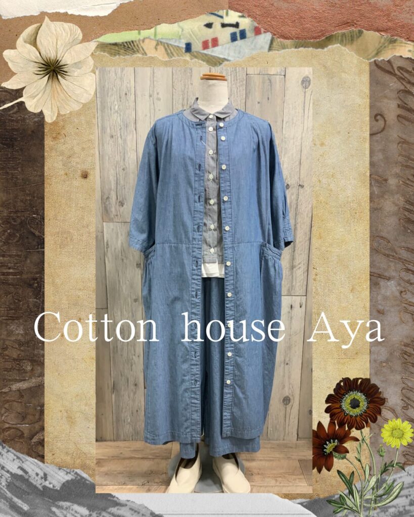 コットンハウスアヤ》ワンピース | CRAPAPAS クレパパス 吹田店